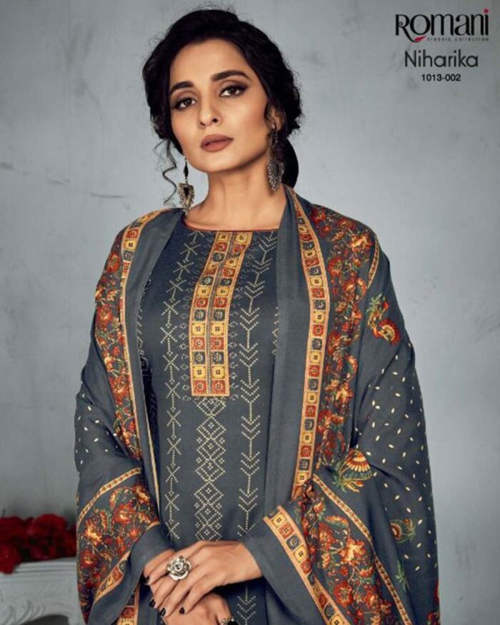 Romani Niharika Exclusive Soft Cotton Designer Dress Material Collection 23 Fashion Skincare BD