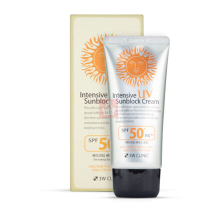 3W Clinic Intensive UV Sunblock Cream SPF50+ Pa+++ 70ml (In Banglaesh)