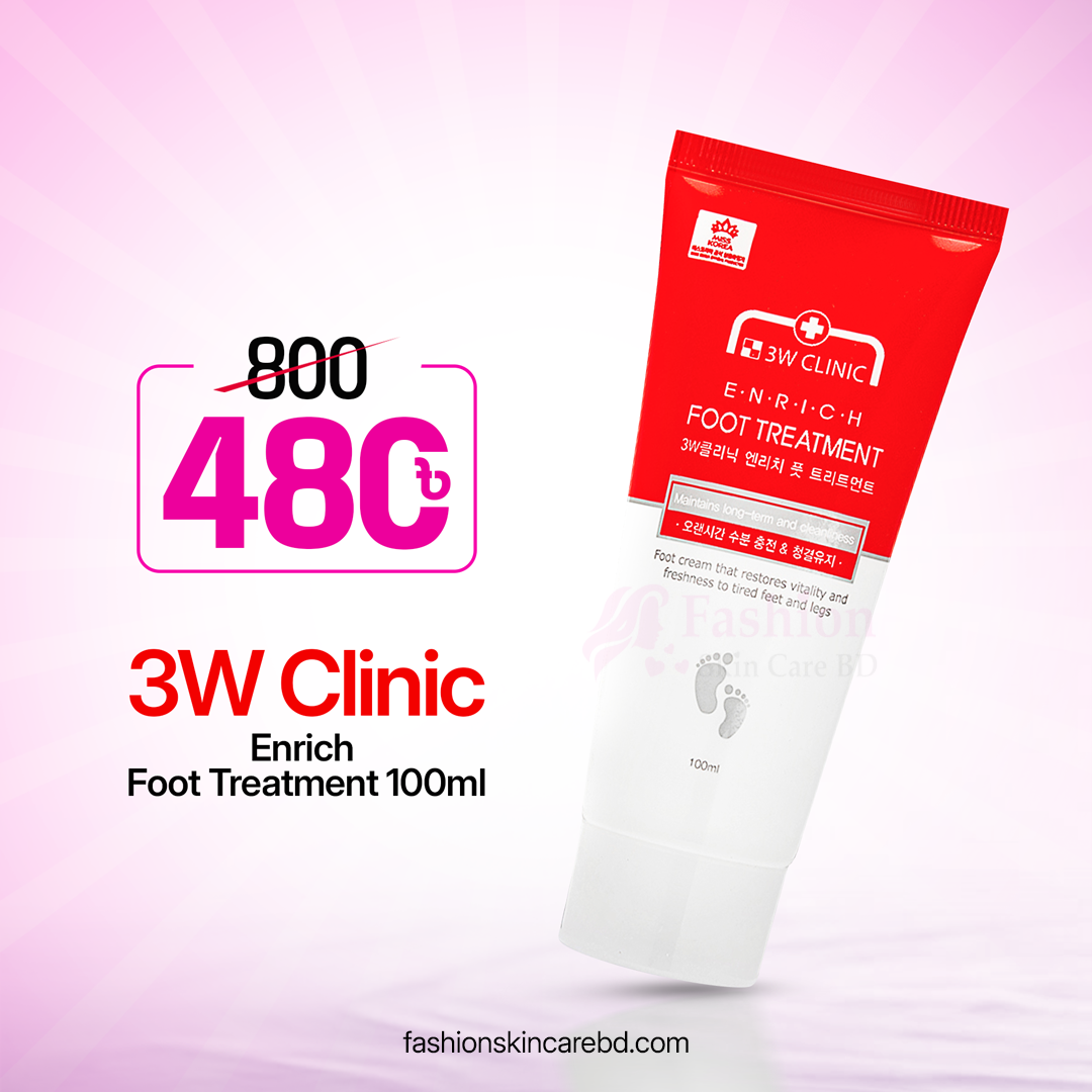 4 3W Clinic Enrich Foot Treatment 100ml - Image 1