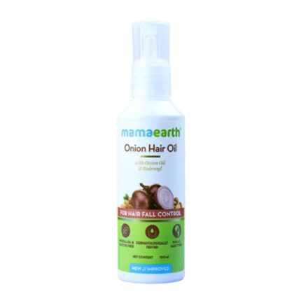 Mamaearth Onion Hair Oil For Hair Fall Control 100ml (In Bangladesh)