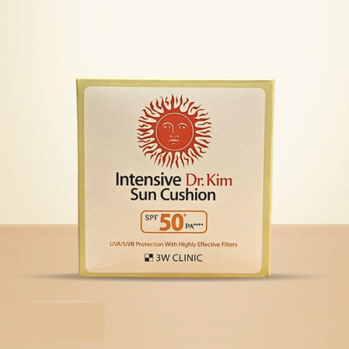 3W CLINIC INTENSIVE DR.KIM SUN CUSHION – 15G (SPF50+ PA++++) (In Bangladesh)