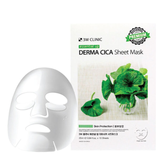 3W Clinic Essential Up Derma Cica Sheet Mask 2 Fashion Skincare BD