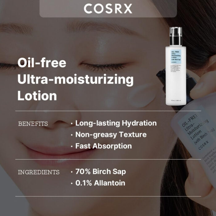 Cosrx Oil Free Ultra Moisturizing lotion 100ml 1 Fashion Skincare BD