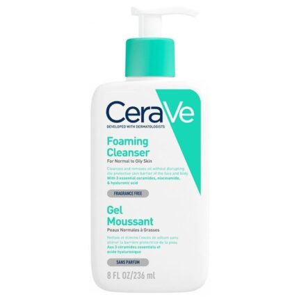 CeraVe Foaming Facial Cleanser For Normal To Oily Skin