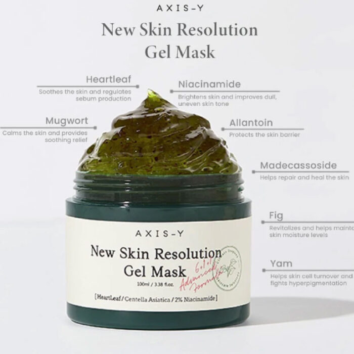 AXIS Y New Skin Resolution Gel Mask 100ml 3 Fashion Skincare BD