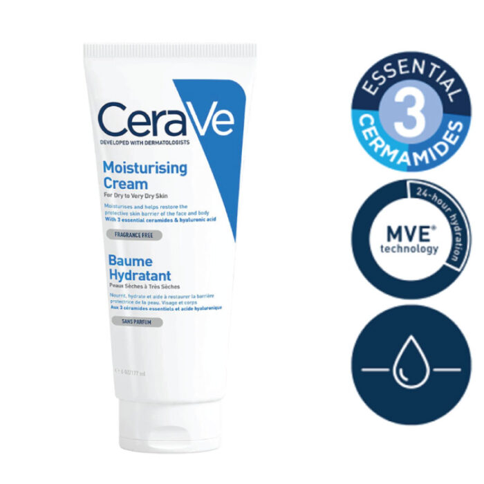 CeraVe Moisturising Cream – Dry to Very Dry Skin 177ml 3 Fashion Skincare BD