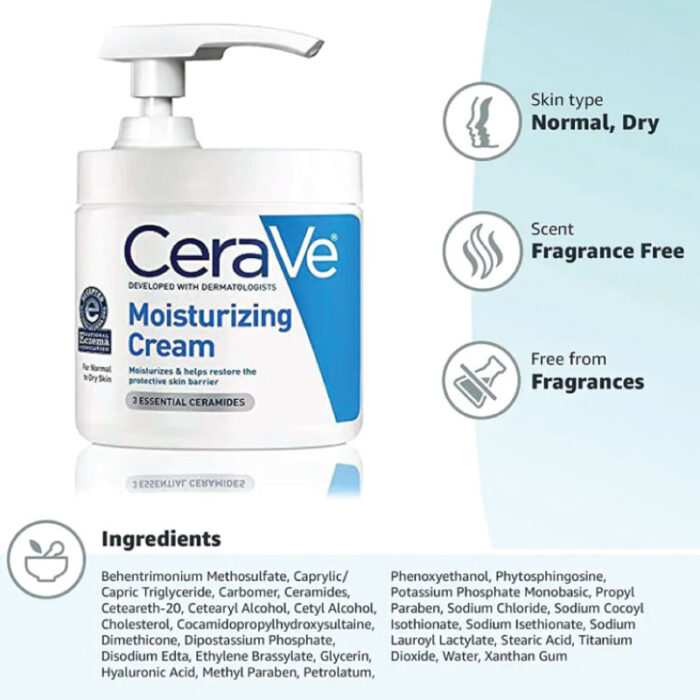 CeraVe moisturising cream 454g 2 Fashion Skincare BD