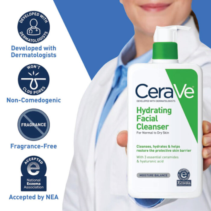 Cerave hydrating facial cleanser 355ml 2 Fashion Skincare BD