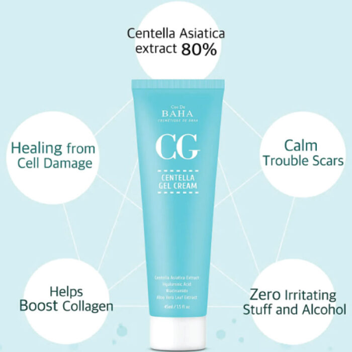 Cos De BAHA Centella Gel Cream CG 45ml 2 Fashion Skincare BD