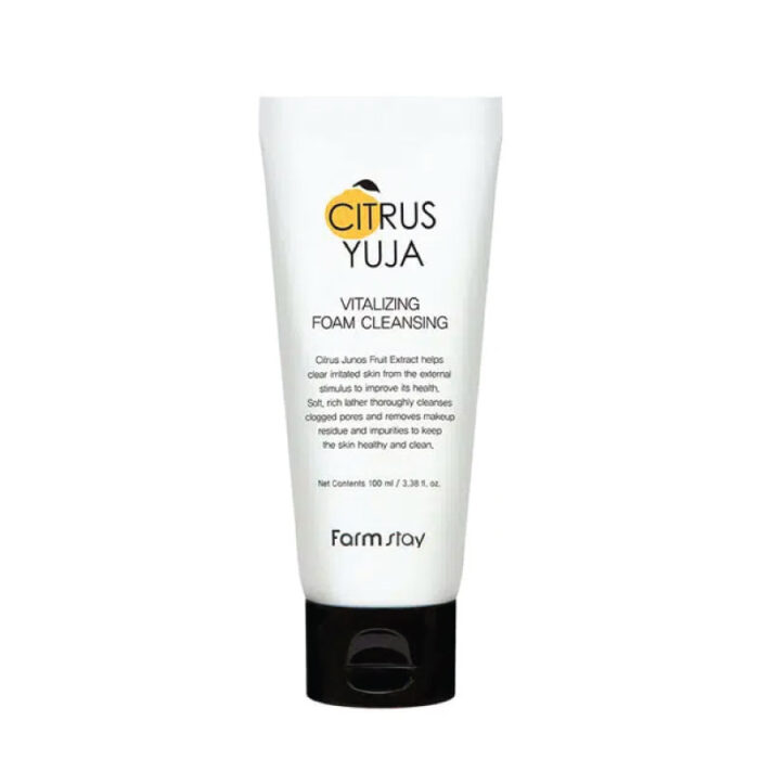 Farm Stay Citrus Yuzu Vitalizing Foam Cleansing 100ml 1 Fashion Skincare BD