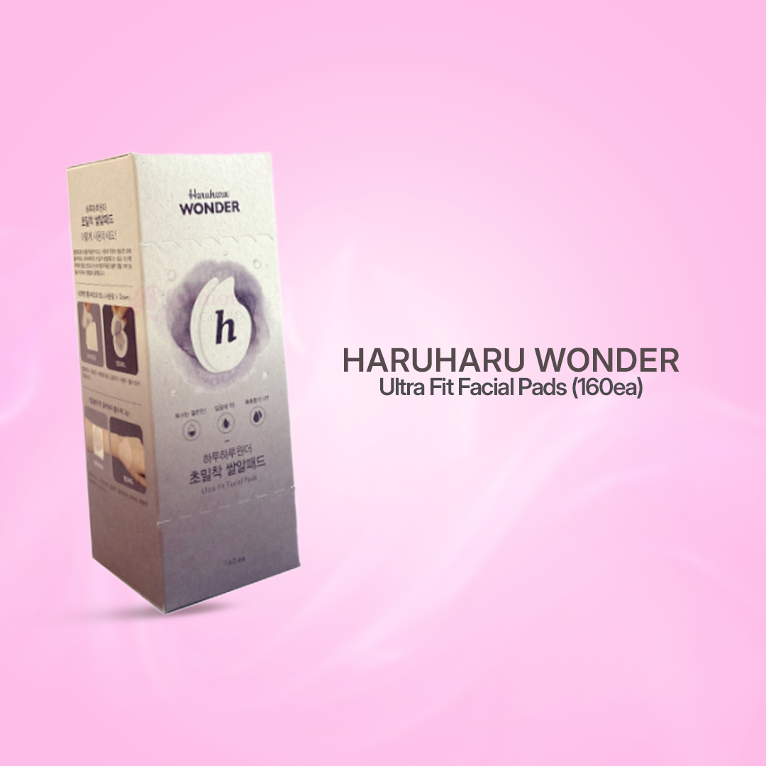 HaruHaru-Wonder-Ultra-Fit-Facial-Pads-(160ea) HaruHaru Wonder Ultra Fit Facial Pads (160ea) - Image 1