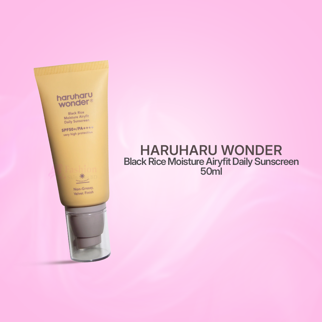 Haruharu-Wonder-Black-Rice-Moisture-Airyfit-Daily-Sunscreen-50ml Haruharu Wonder Black Rice Moisture Airyfit Daily Sunscreen 50ml - Image 1