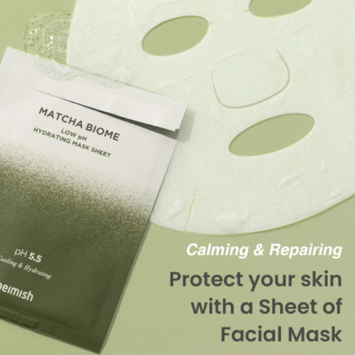 Heimish Matcha Biome Low pH Hydrating Mask Sheet 30ml BUY 5 GET 5 FREE 2 Fashion Skincare BD