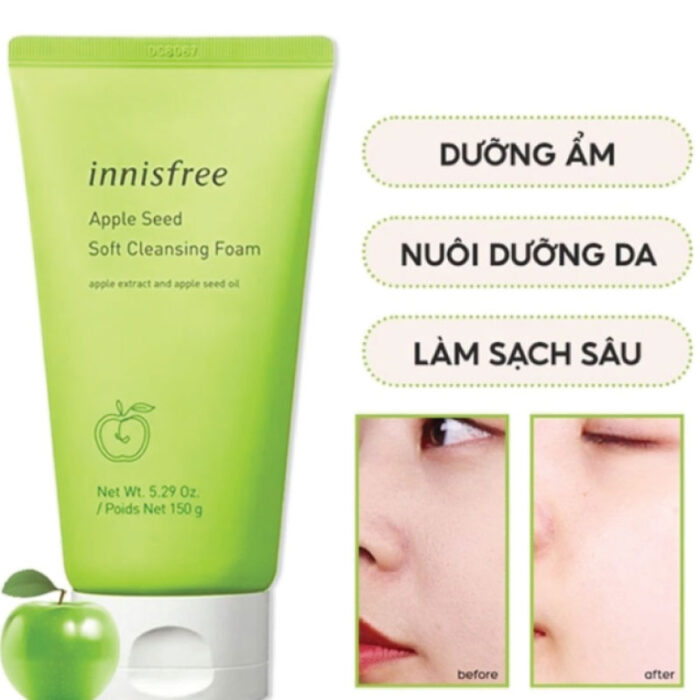 Innisfree Apple Seed Soft Cleansing Foam 150ml 4 Fashion Skincare BD