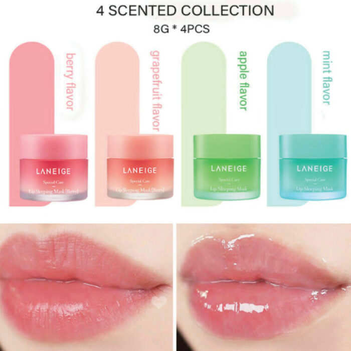 LANEIGE Lip Sleeping Mask Mini Kit 4 Scented Collections 2 Fashion Skincare BD