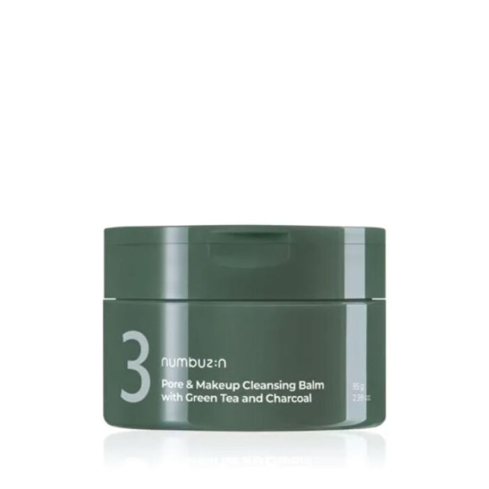 Numbuzin No.3 Pore & Makeup Cleansing Balm with Creen Tea and Charcoal 85g