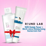 Round Lab 1025 Dokdo Toner + Birch Juice Moisturizing Sunscreen Set