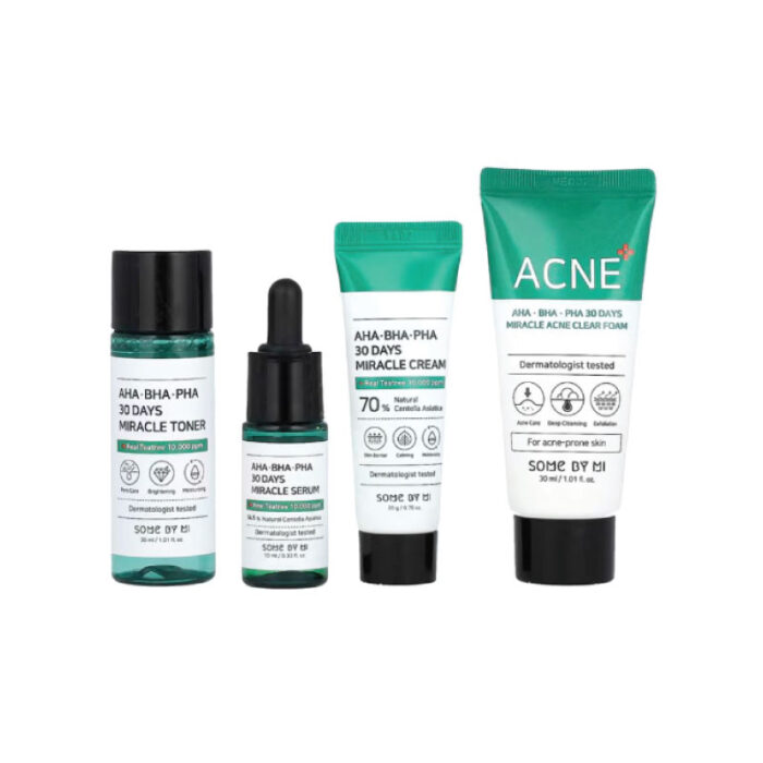 SOME BY MI AHA.BHA .PHA 30 DAYS Miracle AC SOS Kit 1 Fashion Skincare BD