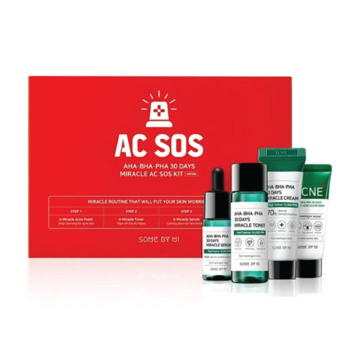 SOME BY MI AHA.BHA .PHA 30 DAYS Miracle AC SOS Kit 2 Fashion Skincare BD