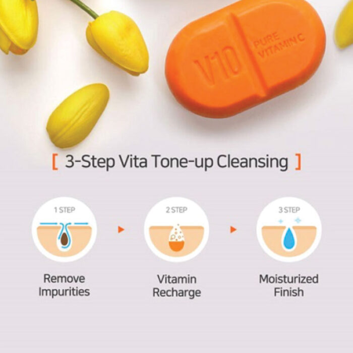 SOME BY MI V10 Pure Vitamin C Soap 106g 2 Fashion Skincare BD