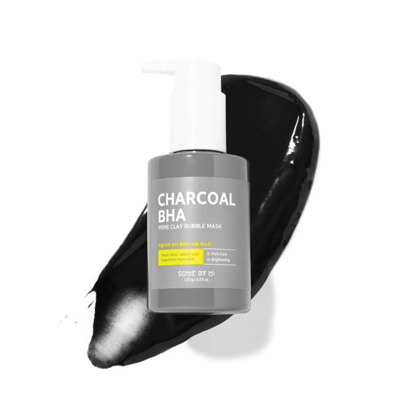 Some By Mi Charcoal BHA Pore Clay Bubble Mask 120g 3 Fashion Skincare BD