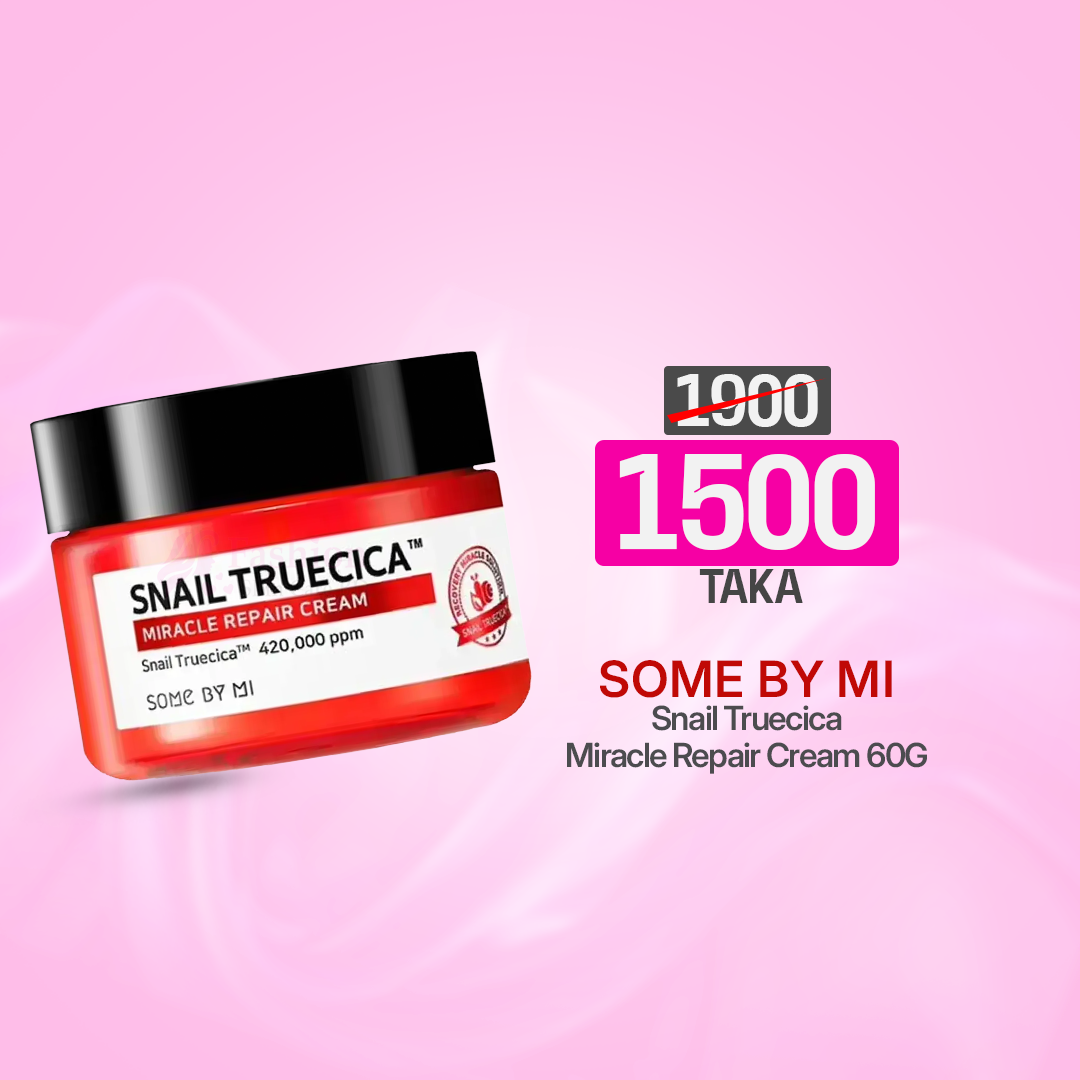 Some-By-Mi-Snail-Truecica-Miracle-Repair-Cream-60G Some By Mi Snail Truecica Miracle Repair Cream 60G - Image 1