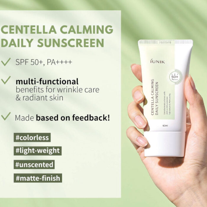 iUNIK Centella Calming Daily Sunscreen 60ml 3 Fashion Skincare BD