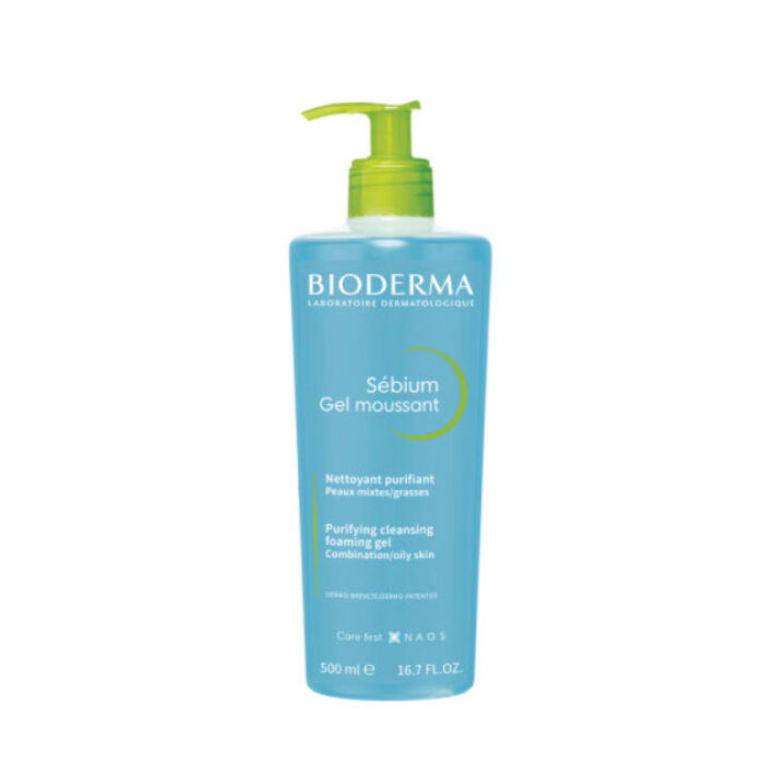 Bioderma Sebium Gel Moussant Purifying Cleansing Foaming Gel 500ml 3 Fashion Skincare BD