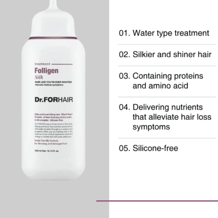 Dr.ForHair Folligen Silk Treatment 300ml 2 Fashion Skincare BD