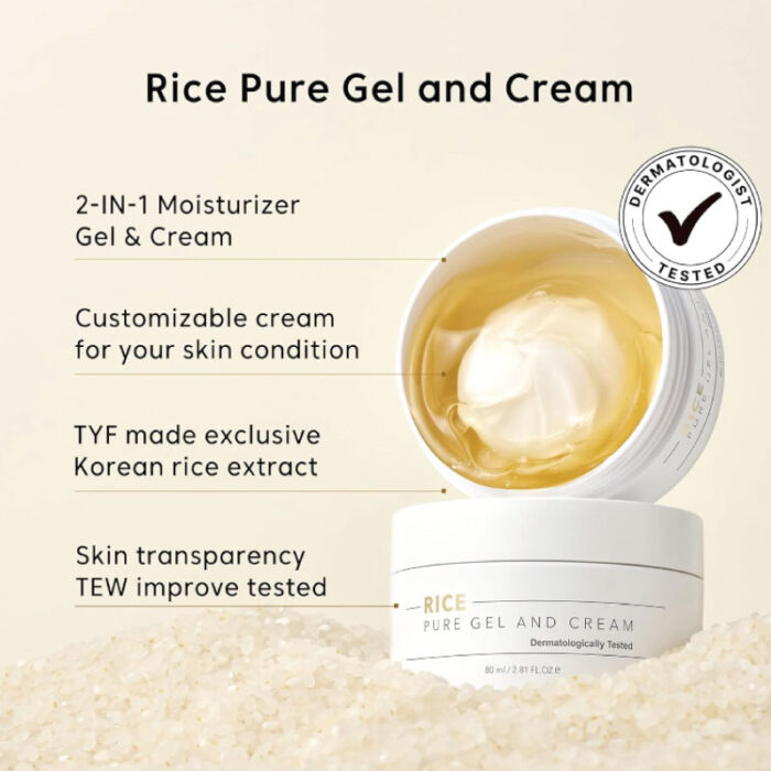 THANK YOU FARMER – Rice Pure Gel And Cream 80ml 1 Fashion Skincare BD