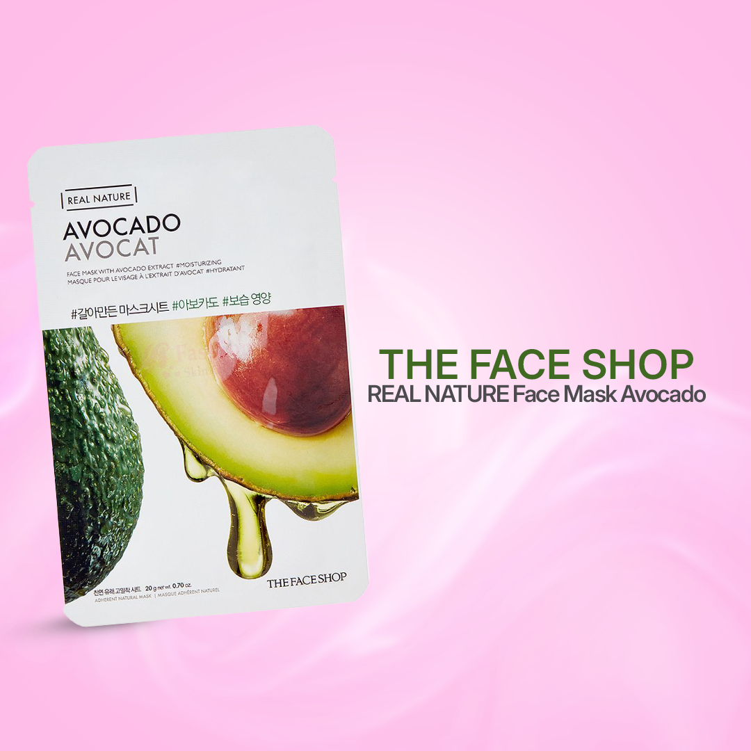 The-Face-Shop-REAL-NATURE-Face-Mask-Avocado The Face Shop REAL NATURE Face Mask Avocado - Image 1
