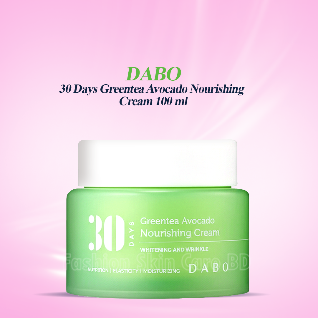 30 Days Greentea Avocado Nourishing Cream 100 ml Dabo 30 Days Greentea Avocado Nourishing Cream 100 ml - Image 1