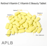 APLB Retinol Vitamin C Vitamin E Beauty Tablet 500mg x 30 Tablets - Image 2