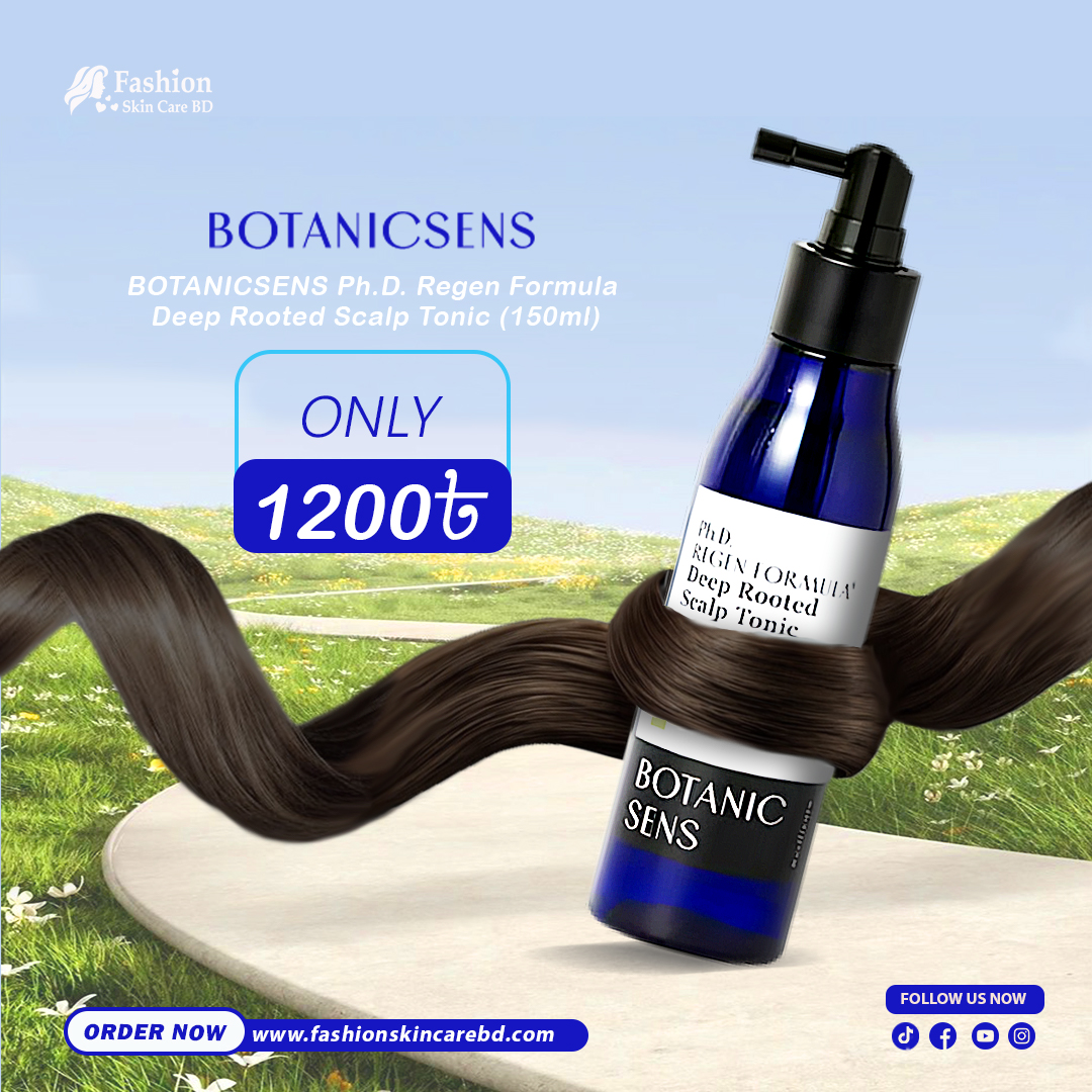 BOTANICSENS Ph.D. Regen Formula Deep Rooted Scalp Tonic 150ml BOTANICSENS Ph.D. Regen Formula Deep Rooted Scalp Tonic 150ml - Image 1