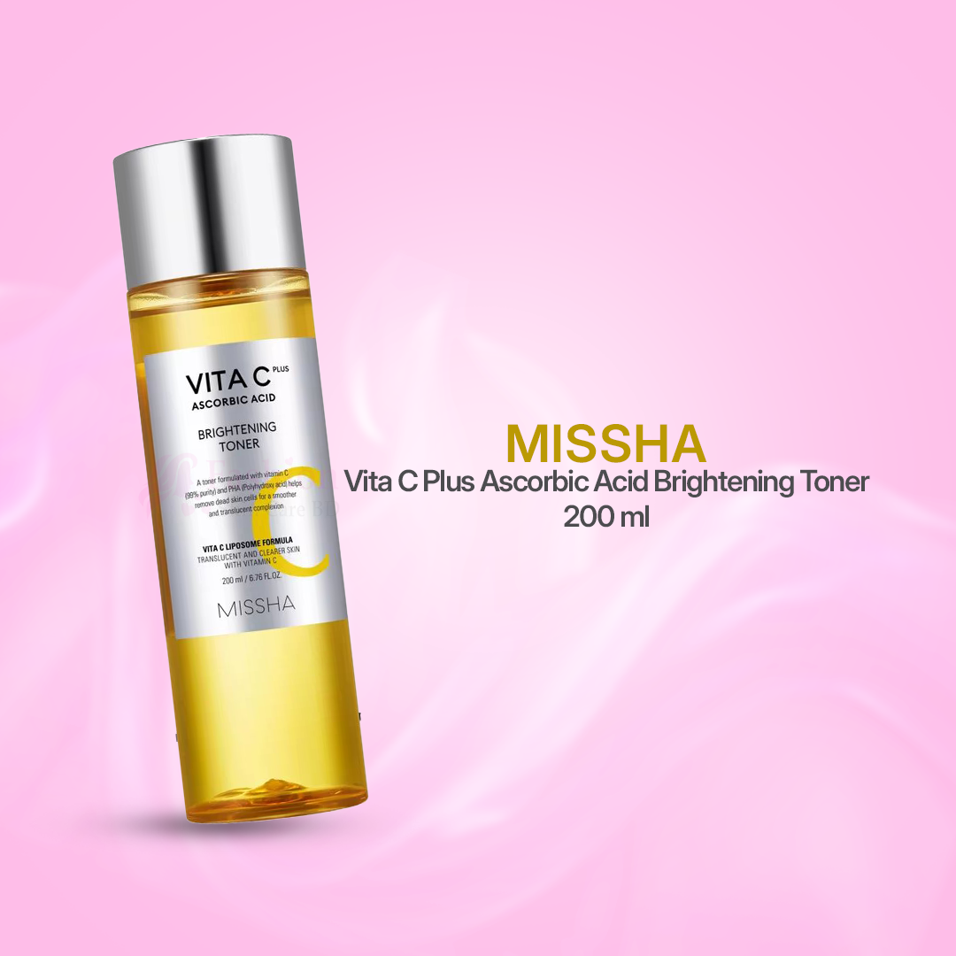 Missha-Vita-C-Plus-Ascorbic-Acid-Brightening-Toner-200-ml Missha Vita C Plus Ascorbic Acid Brightening Toner 200 ml - Image 1