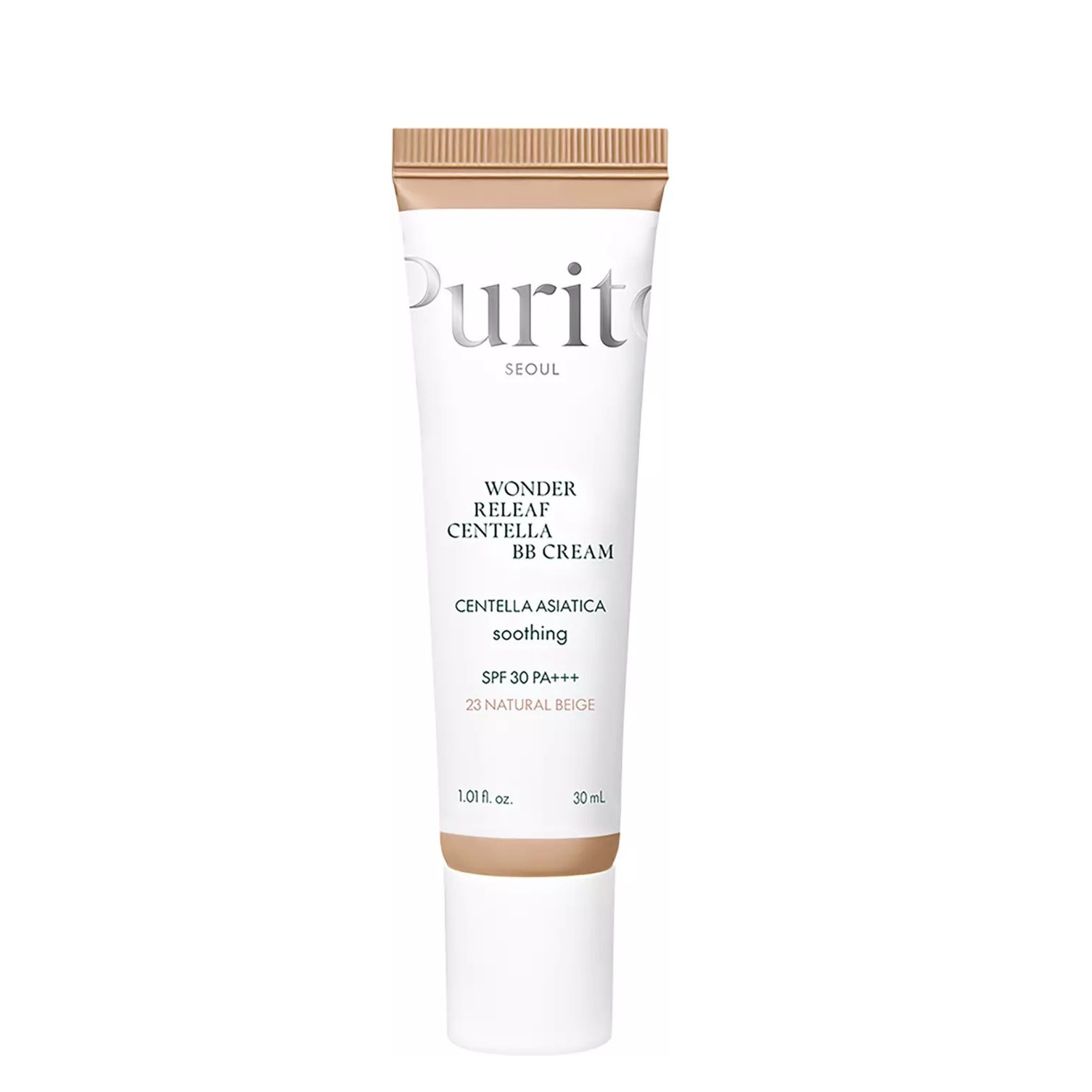 puritowonder-releaf-centella-bb-cream-23-natural-beige-30-ml-2576-126-0002_1-e1756376367692 Purito Wonder Releaf Centella BB Cream SPF30 PA+++ (23 Natural Beige) 30ml - Image 1