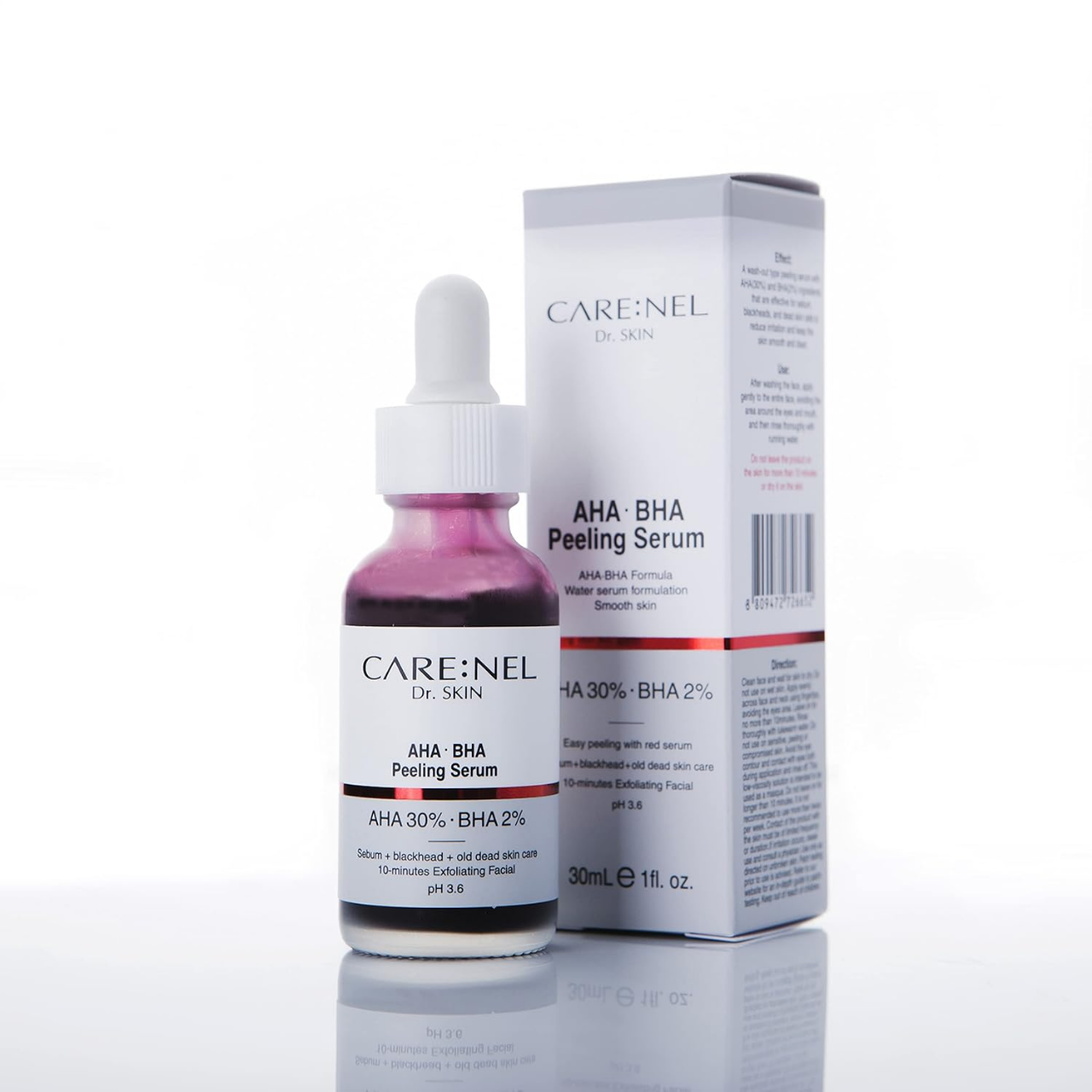 0666628_carenel-aha-bha-peeling-serum-30ml Care:Nel AHA BHA Peeling Serum 30ml - Image 1