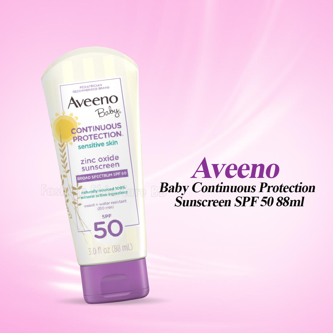 Aveeno Baby Continuous Protection Sunscreen SPF 50 88ml Aveeno Baby Continuous Protection Sunscreen SPF 50 88ml - Image 1