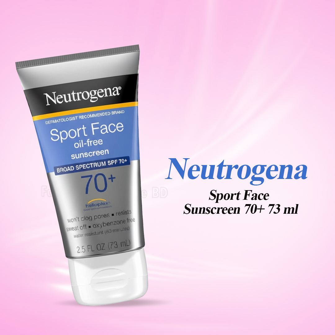 Neutrogena Sport Face Sunscreen 70+ 73 ml Neutrogena Sport Face Sunscreen 70+ 73 ml - Image 1
