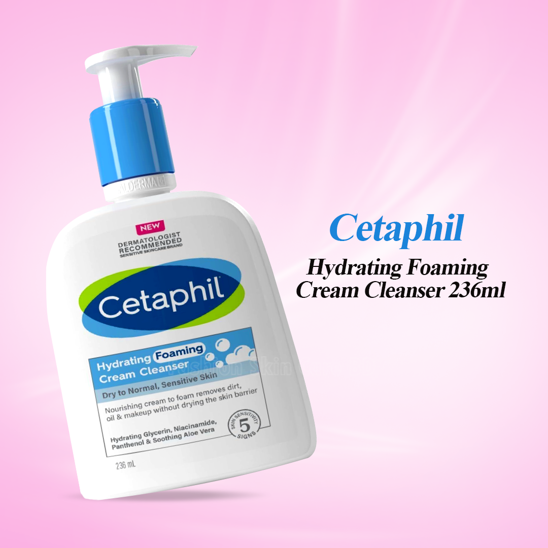 Cetaphil Hydrating Foaming Cream Cleanser 236ml Cetaphil Hydrating Foaming Cream Cleanser 236ml - Image 1