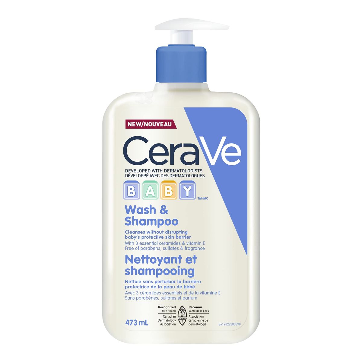Version 1.0.0 Cerave baby wash & shampoo 473ml - Image 1