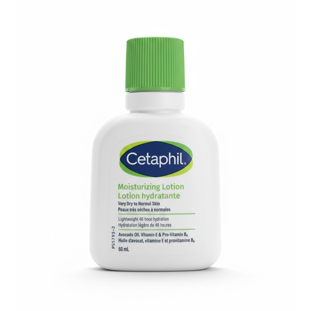 ojbc Cetaphil Moisturizing Lotion Lotion hydratante Very Dry to Normal Skin 60ml & 500ml - Image 1