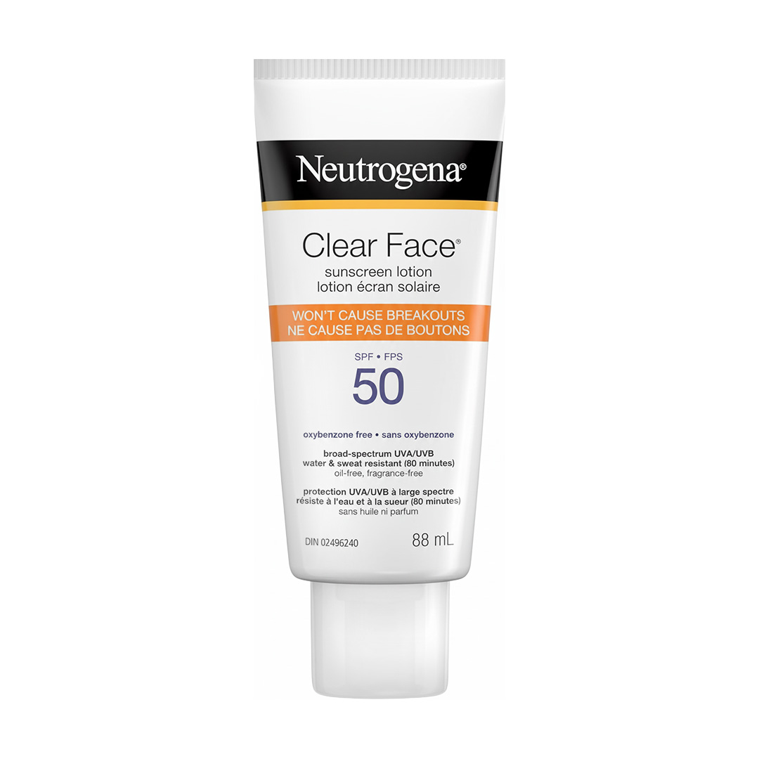 uyv Neutrogena Clear face Sunscreen Lotion SPF 50 – 88ml - Image 1