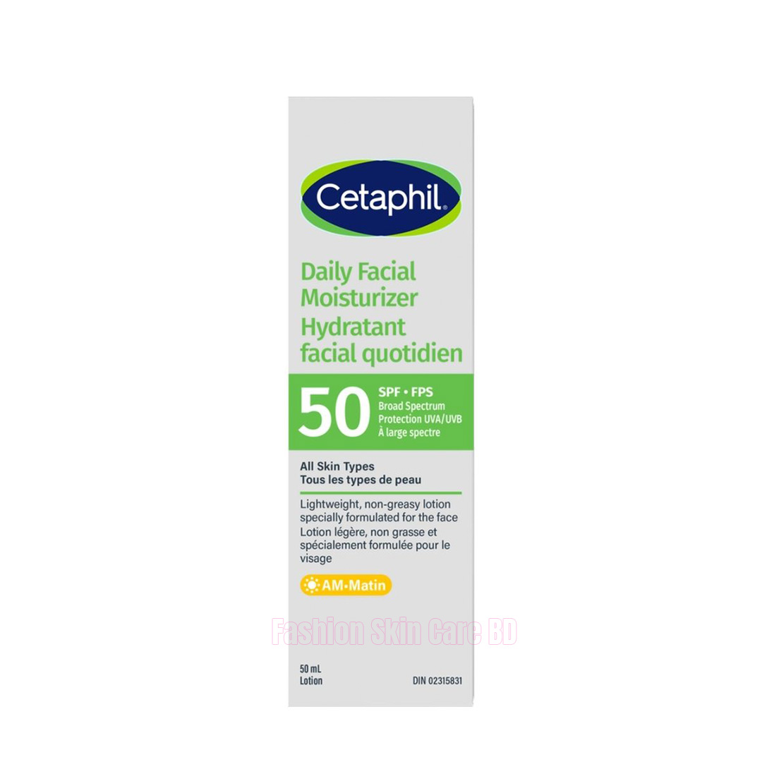 yrd Cetaphil Daily Facial Moisturizer SPF 50 -50ml - Image 1
